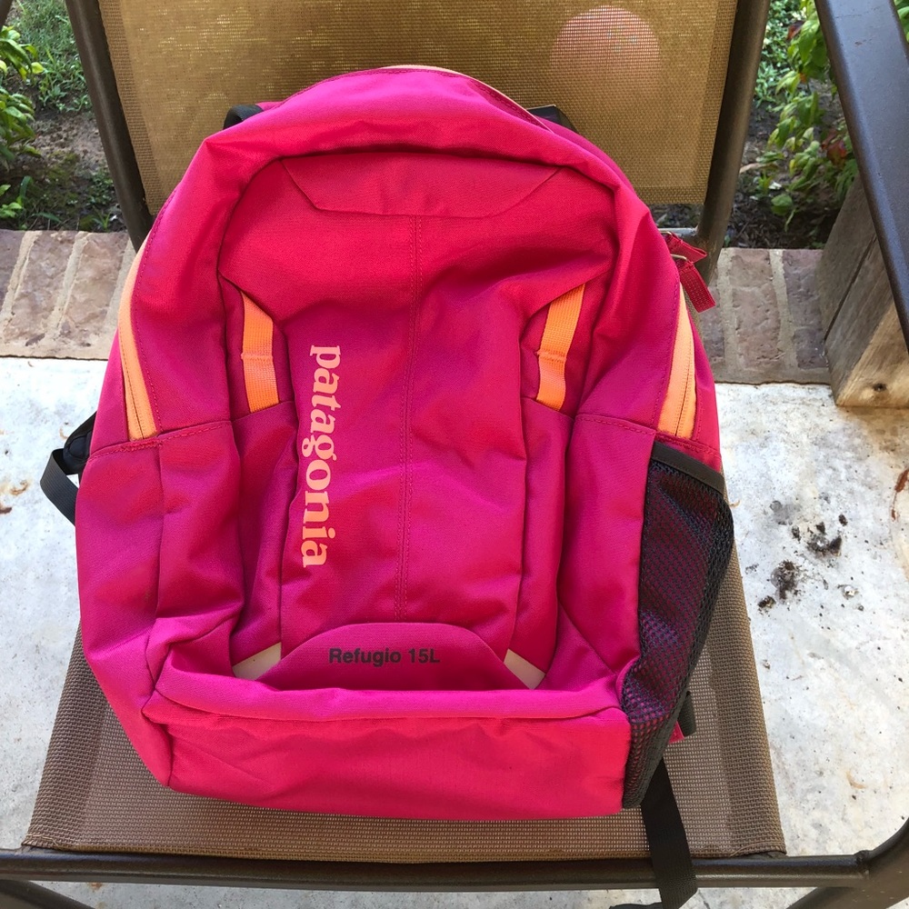 Patagonia (small backpack) for a smaller child.